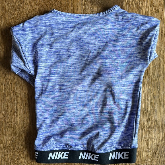 Nike Dri-Fit Heather Top - Purple/Black 2T Toddler - Picture 3 of 3